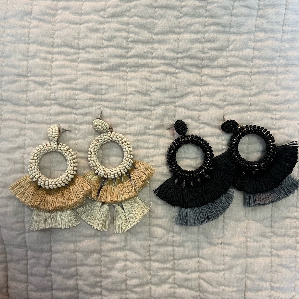 Beaded tassel earrings bundle